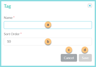 Screenshot of the Add New Customer Attachment Tag modal as described on this page.