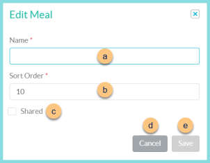 Screenshot of the Edit Meal modal as described on this page.