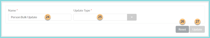 A screenshot of the bulk update name field as described on this page.