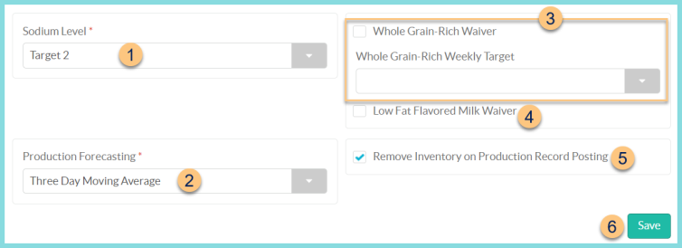Screenshot of the District Management Menu Planning Tab as described on this page.