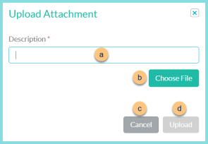 A screenshot of the upload attachment modal as described on this page.