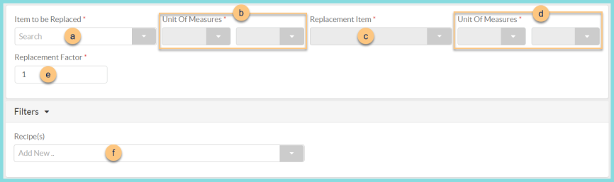 Screenshot of Search and Replace on Recipes as described on this page.