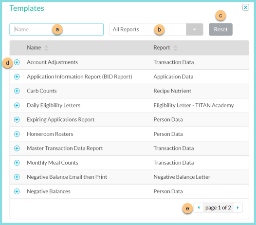 Screenshot of the Add New Template Group modal as described on this page.